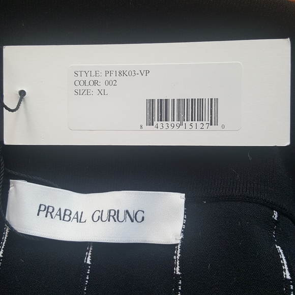 Prabal Gurung Off Shoulder Flare Sleeve Dress - Picture 9 of 14